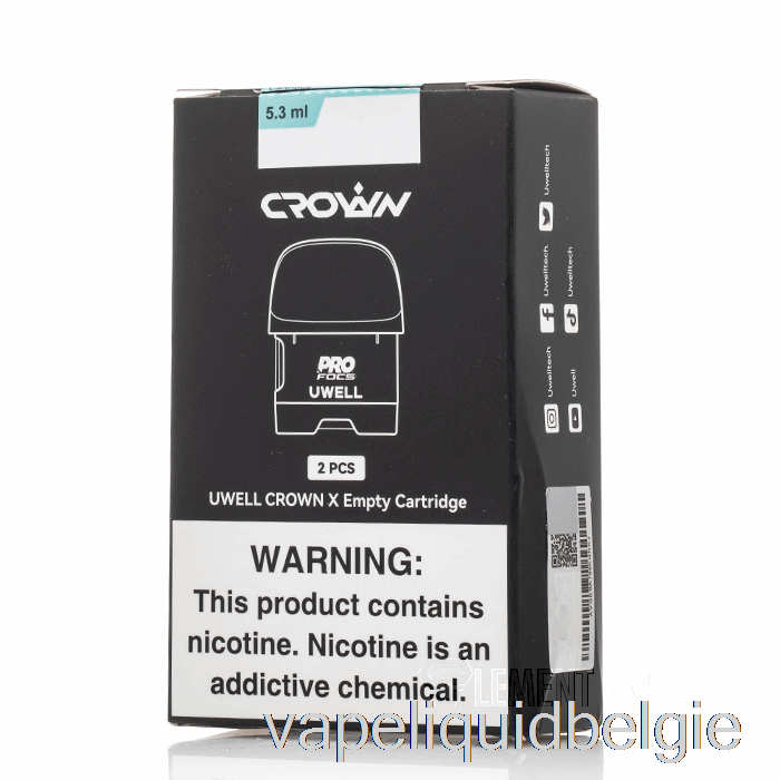 Vape België Uwell Crown X Vervangende Peulen 5,3 Ml Lege Peulen